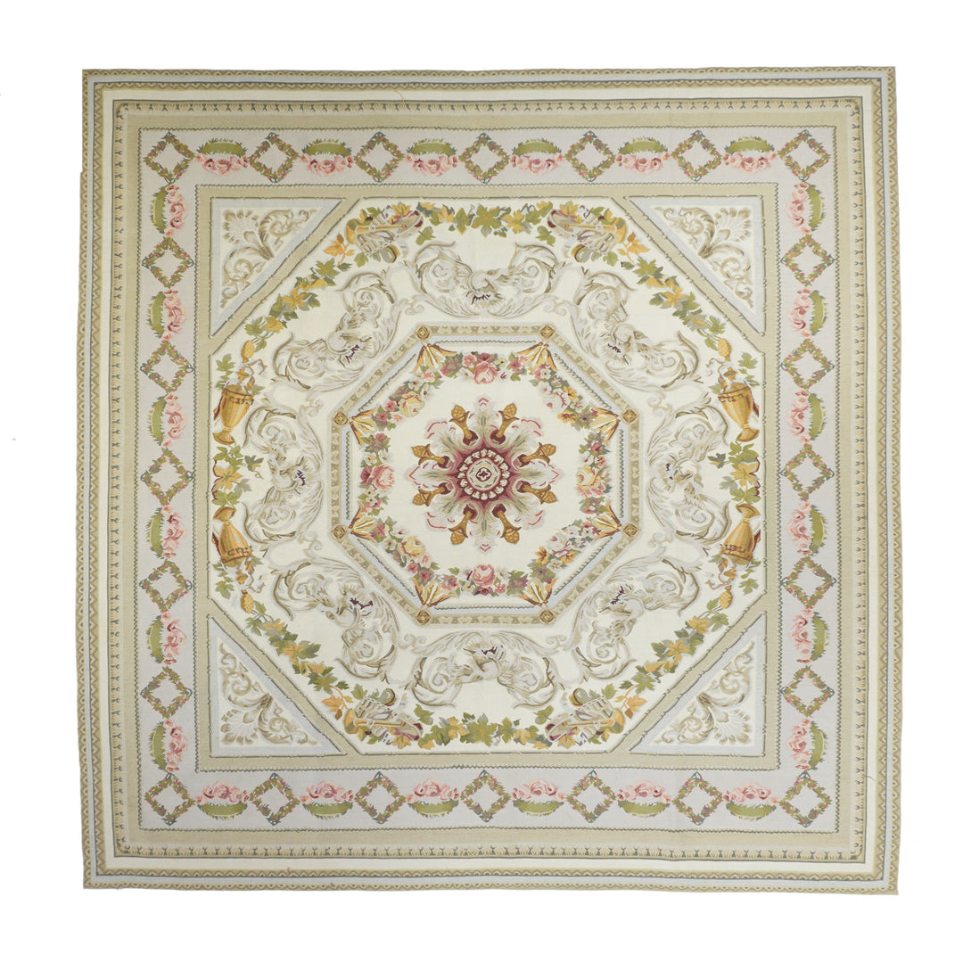 Aubusson Rug 7'4'' x 8'1''