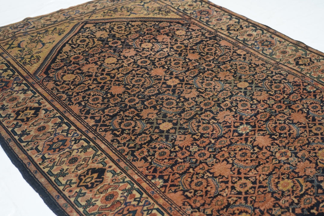 Antique Sarouk Rug 3'5'' x 4'11''