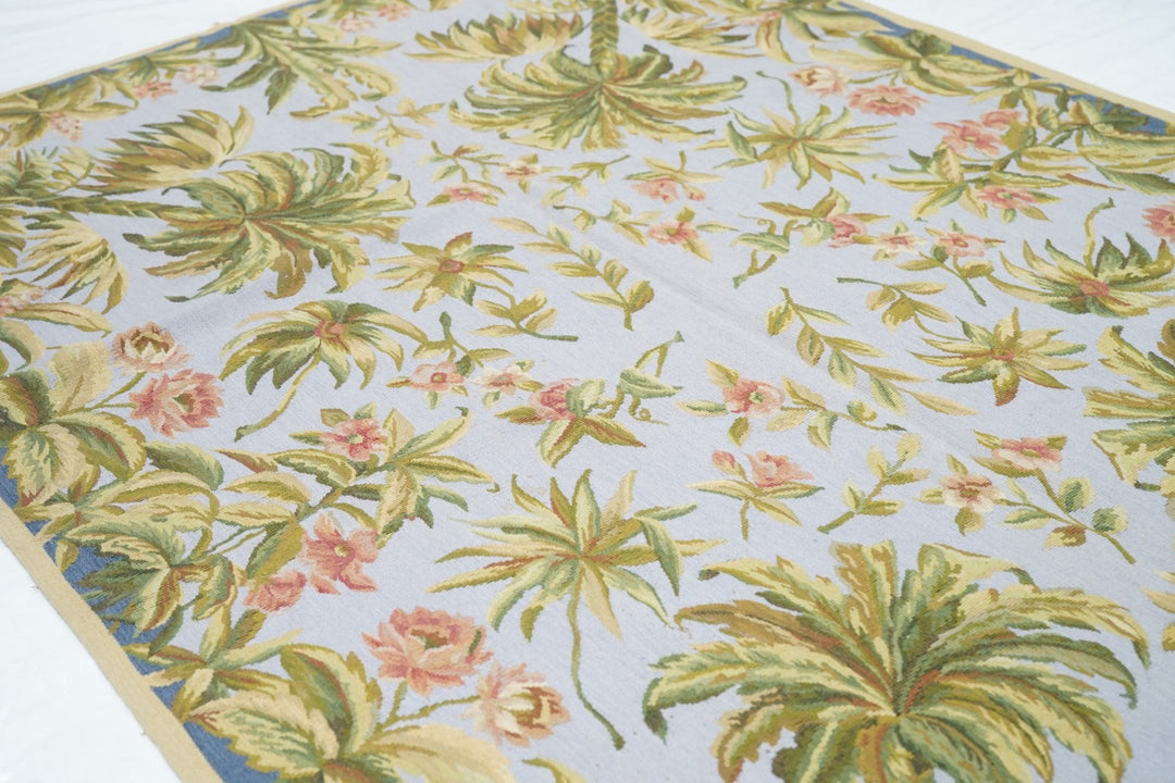 Aubusson Rug 4'0" x 6'0"