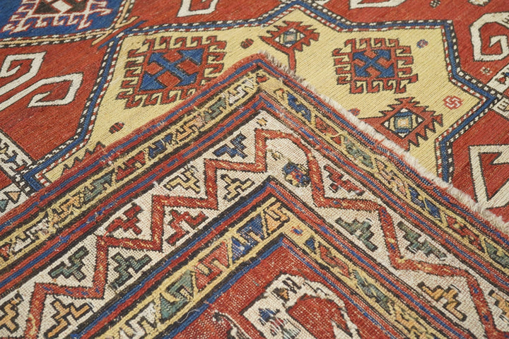 Antique Sumak Rug 4'7'' x 7'9''