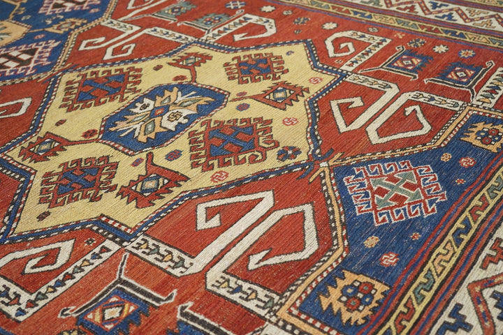 Antique Sumak Rug 4'7'' x 7'9''