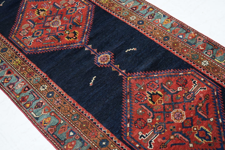 Antique Kurdish Runner 3'1'' x 15'11''