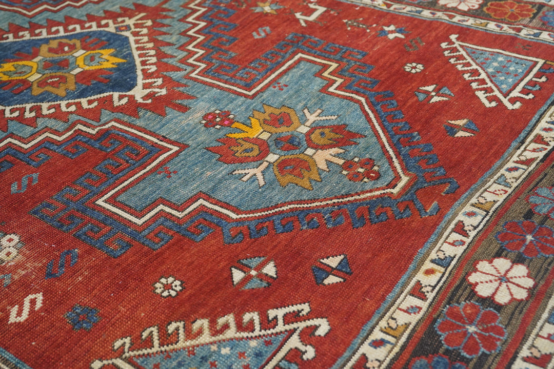 Antique Kazak Rug 5'4'' x 8'1''