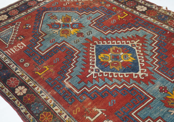 Antique Kazak Rug 5'4'' x 8'1''