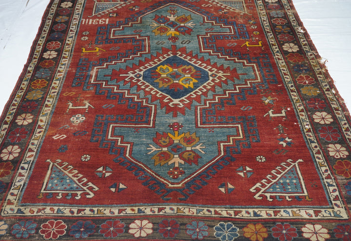 Antique Kazak Rug 5'4'' x 8'1''