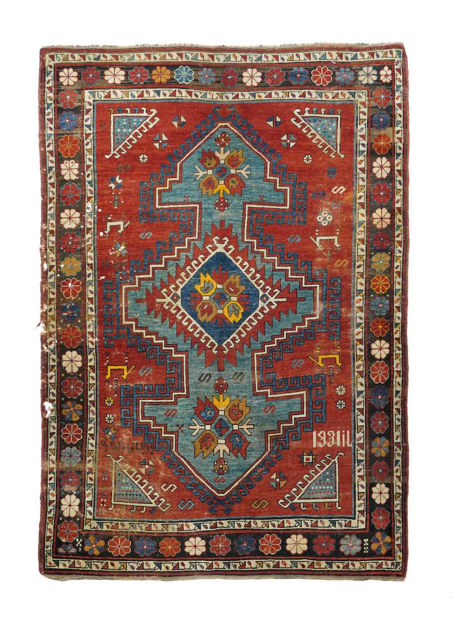 Antique Kazak Rug 5'4'' x 8'1''