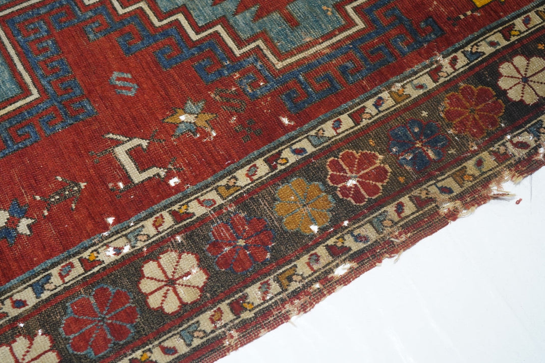 Antique Kazak Rug 5'4'' x 8'1''