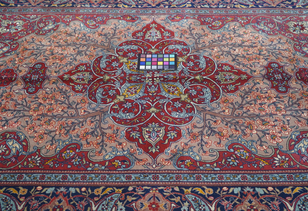 Extremely Fine Antique Persian Tehran Wool Rug 4'7'' x 6'8''