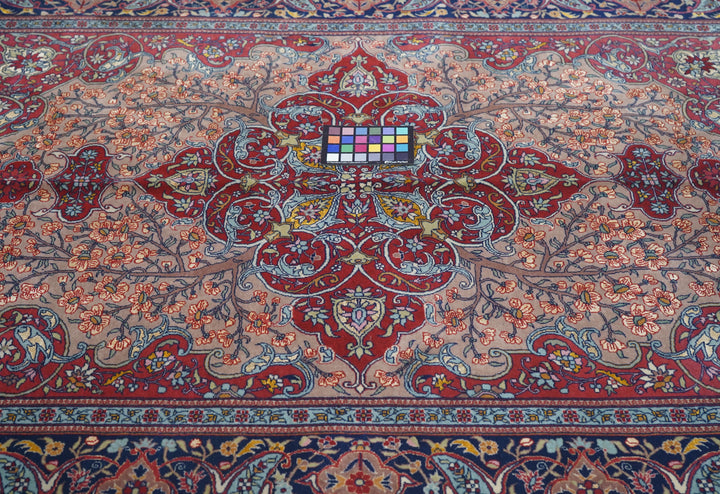 Extremely Fine Antique Persian Tehran Wool Rug 4'7'' x 6'8''