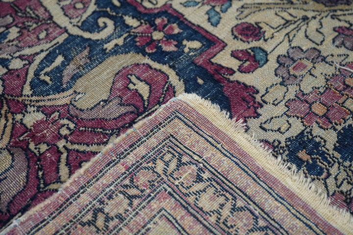 Antique Isfahan Rug 4'4'' x 6'9''