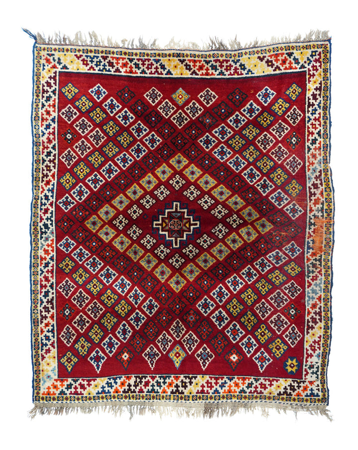 Vintage Qashqai Rug 4'6'' x 5'3''