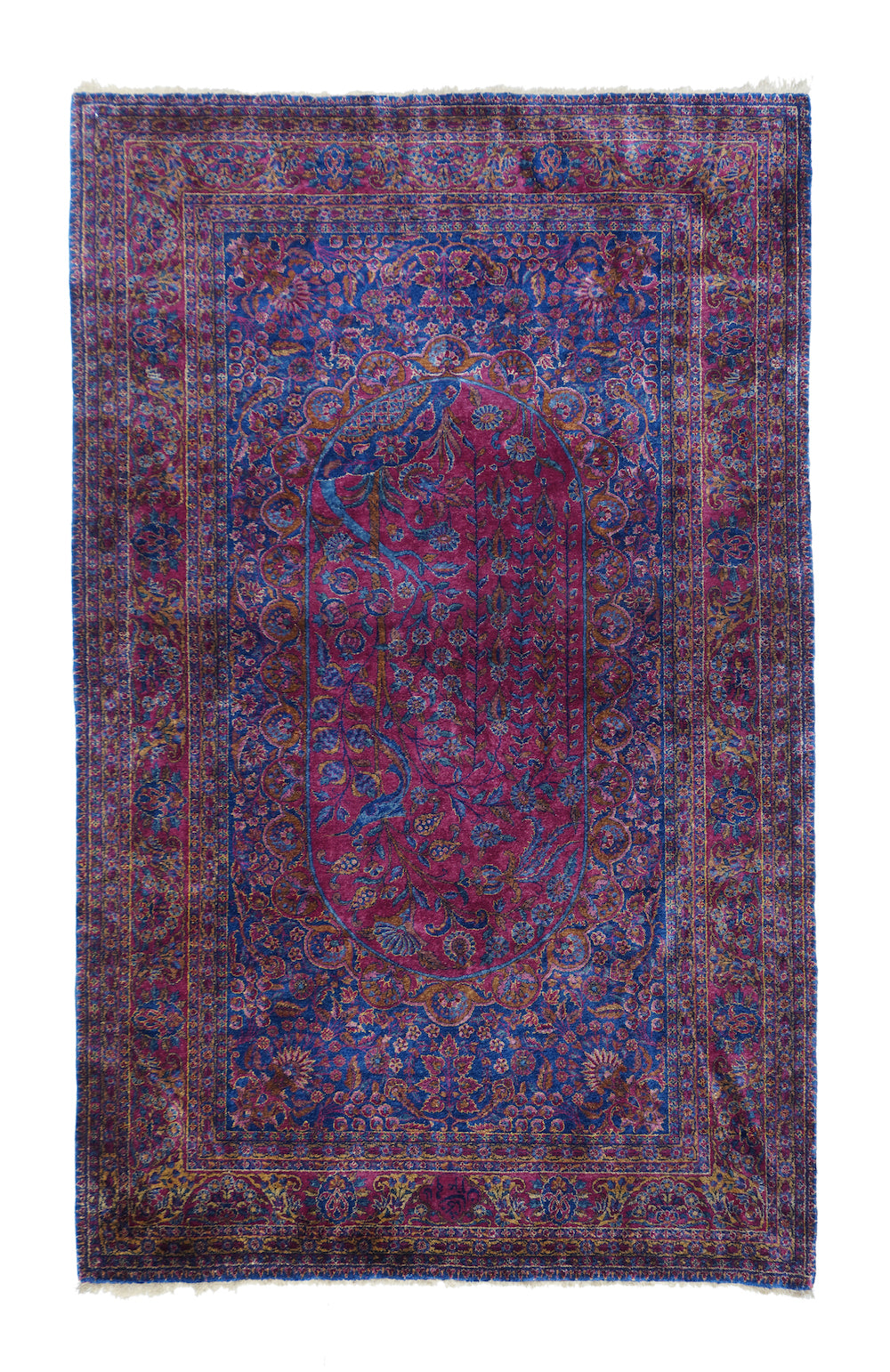 Antique Kashan Rug 4'2'' x 7'0''