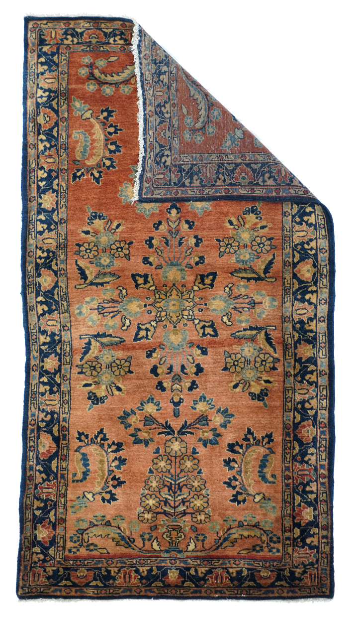 Antique Persian Sarouk Rug 2'6'' x 4'10''