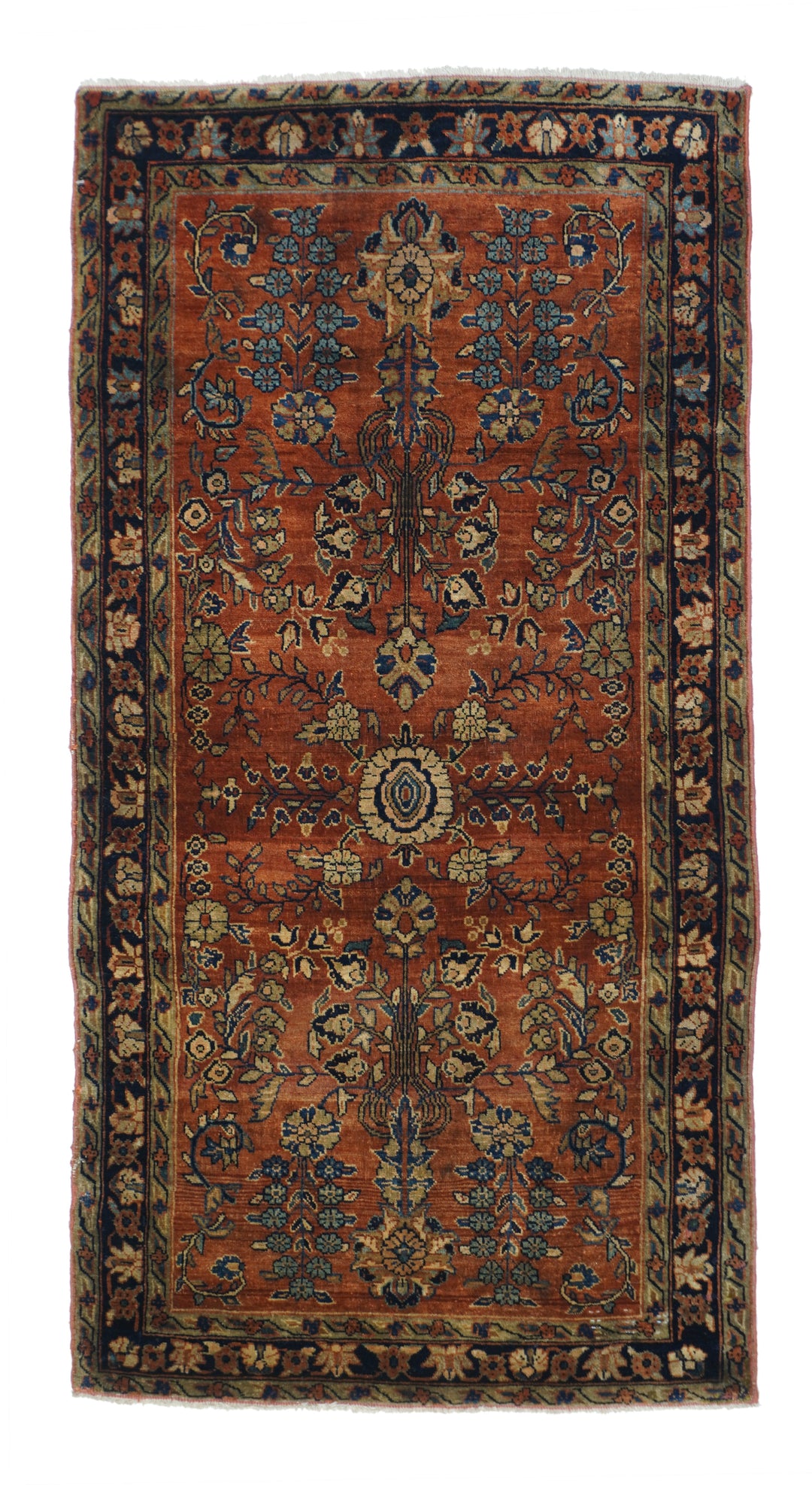 Antique Sarouk Rug 2'6'' x 4'11''