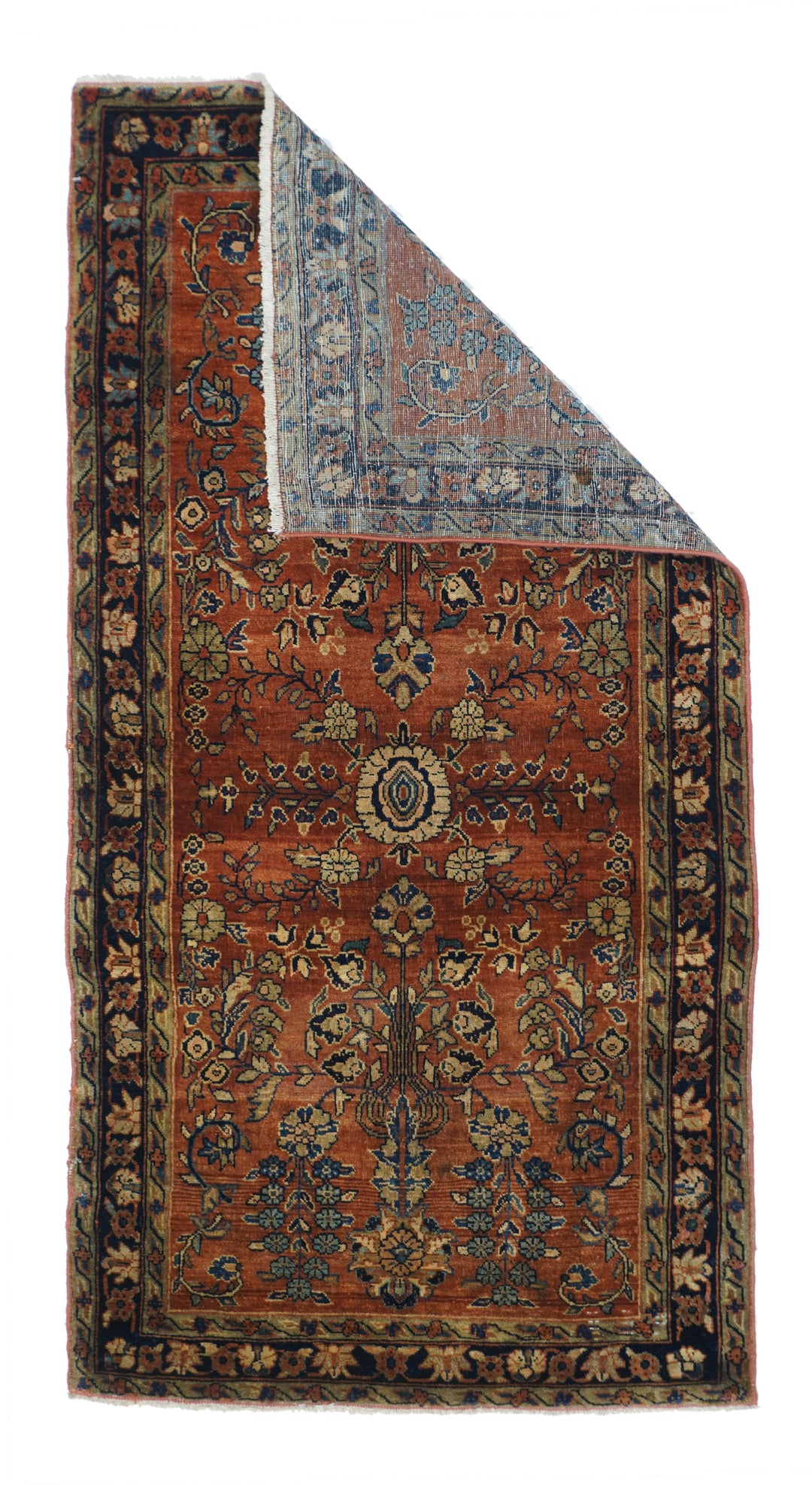 Antique Sarouk Rug 2'6'' x 4'11''