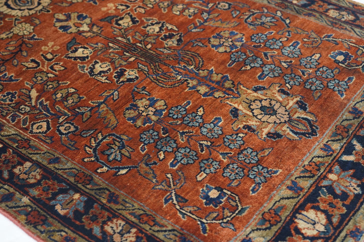 Antique Sarouk Rug 2'6'' x 4'11''