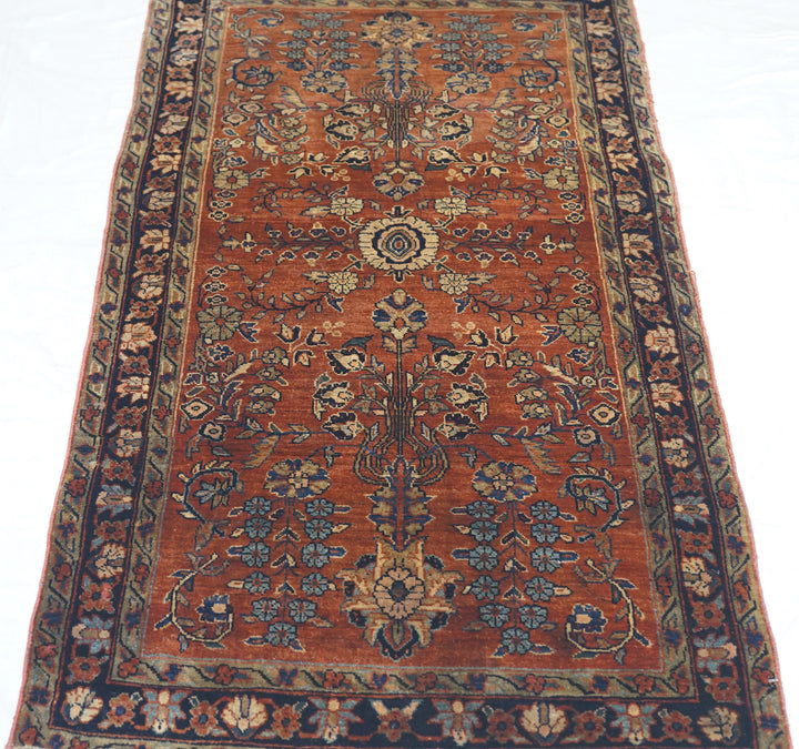 Antique Sarouk Rug 2'6'' x 4'11''