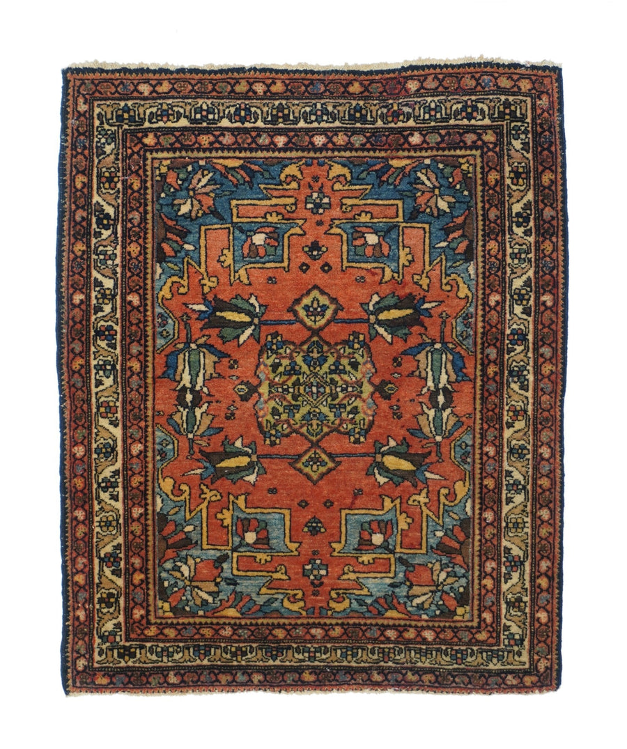 Antique Sarouk Rug 1'11'' x 2'6''