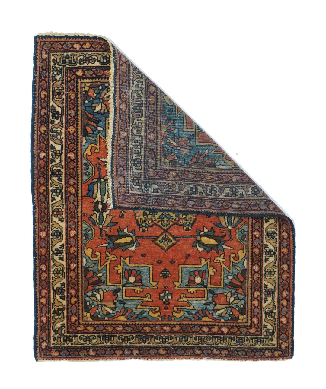 Antique Sarouk Rug 1'11'' x 2'6''