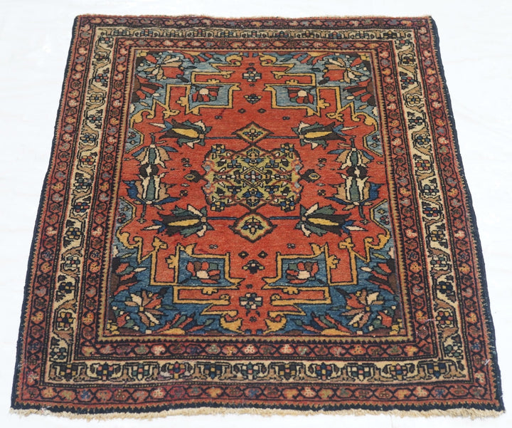 Antique Sarouk Rug 1'11'' x 2'6''