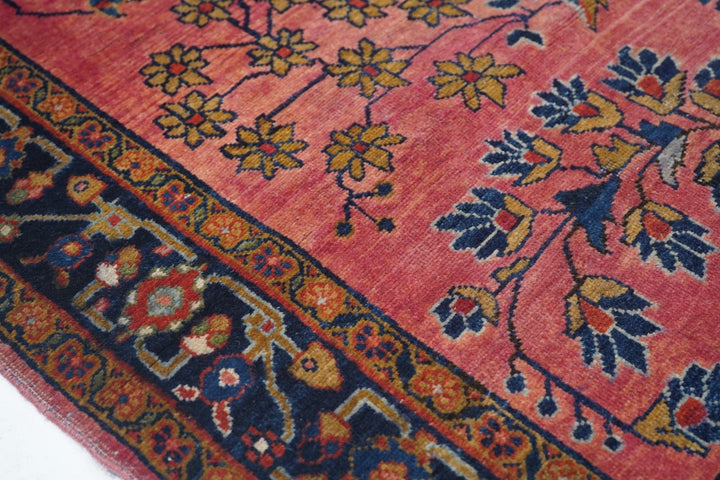 Fine Antique Mohajeran Sarouk Rug 4'3'' x 6'9''