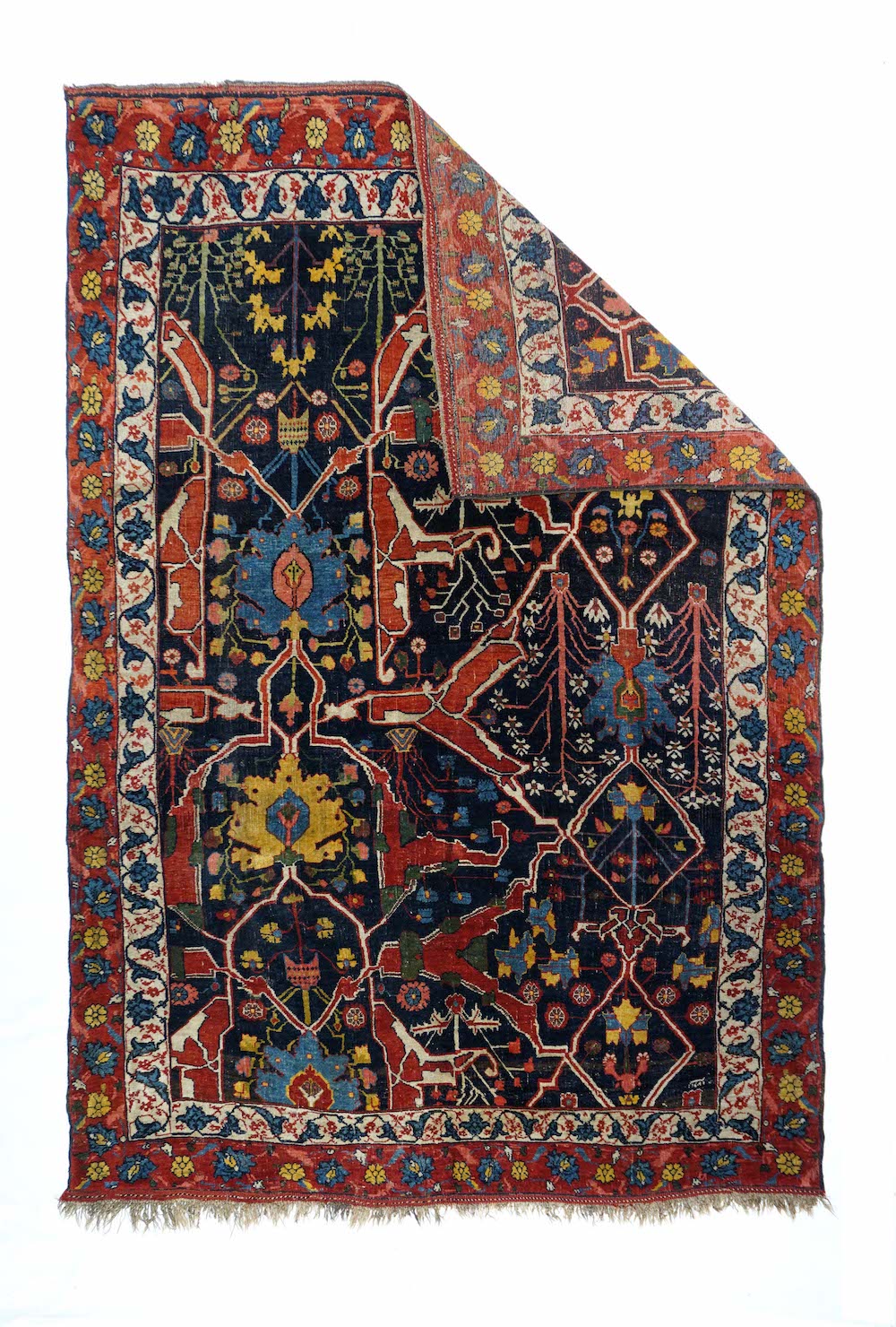 Fine Antique Garouss Bidjar Rug 5'9'' x 8'7''