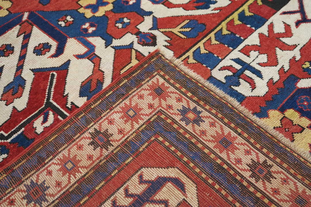 Antique Kazak Rug 5'0'' x 7'1''