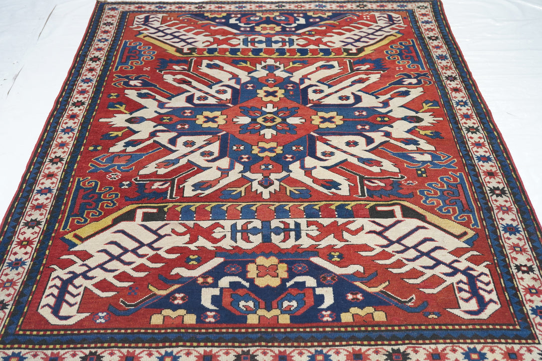 Antique Kazak Rug 5'0'' x 7'1''