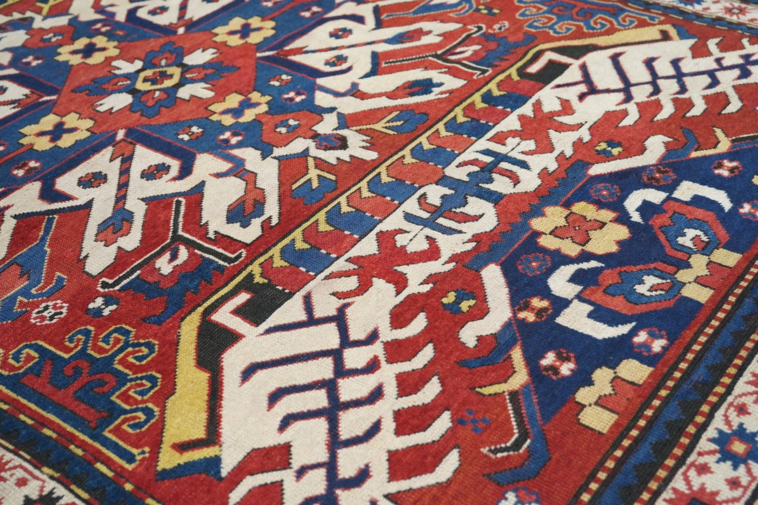 Antique Kazak Rug 5'0'' x 7'1''