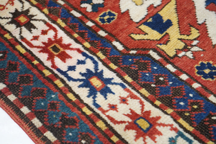 Antique Kazak Rug 4'8'' x 8'3''