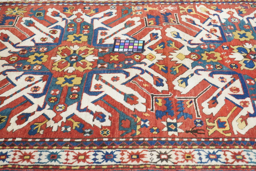 Antique Kazak Rug 4'8'' x 8'3''