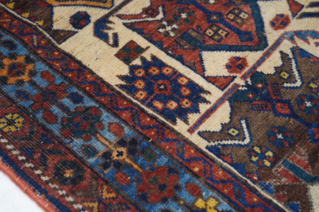 Antique Afshar Rug 3'5'' x 3'7''