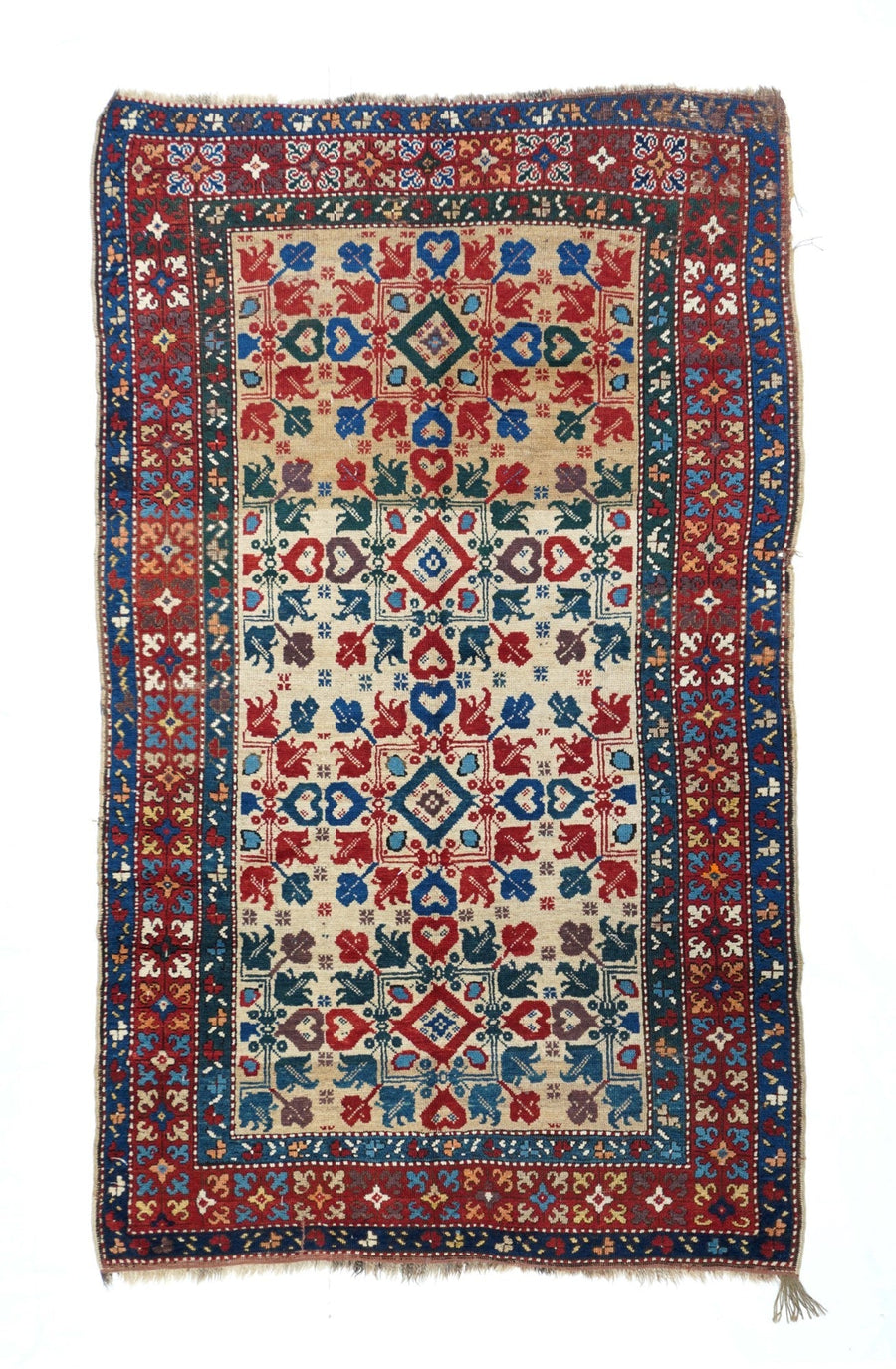 Antique Kazak Rug 4'4'' x 7'7''