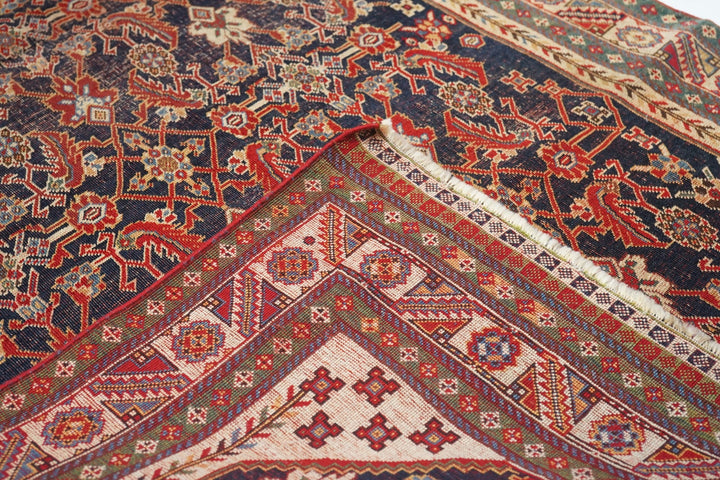 Antique Qashqai Rug 3'8'' x 7'7''