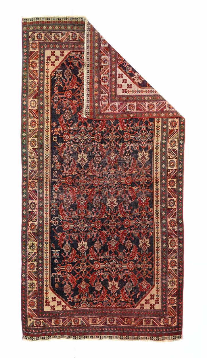 Antique Qashqai Rug 3'8'' x 7'7''