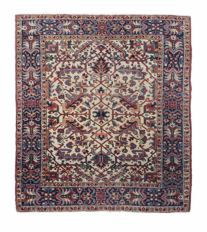 Vintage Heriz Rug 5'7'' x 6'5''