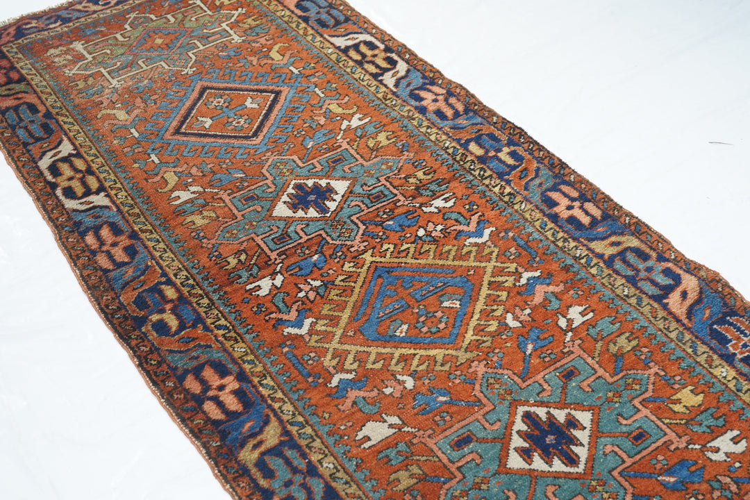 Antique Karajeh Rug 3'1'' x 8'11''