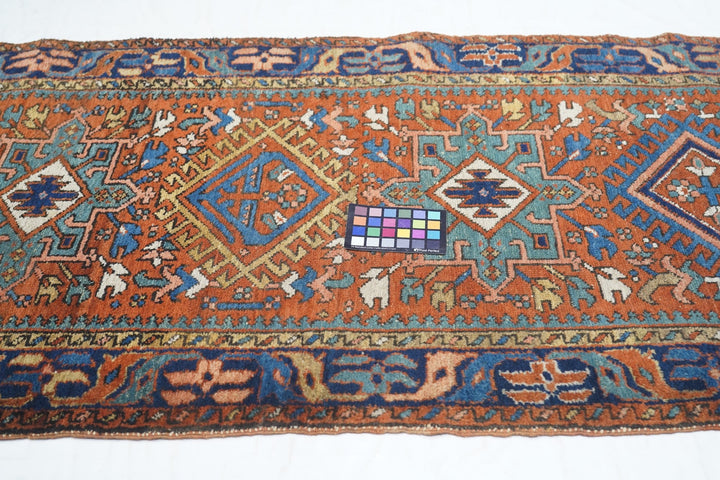 Antique Karajeh Rug 3'1'' x 8'11''