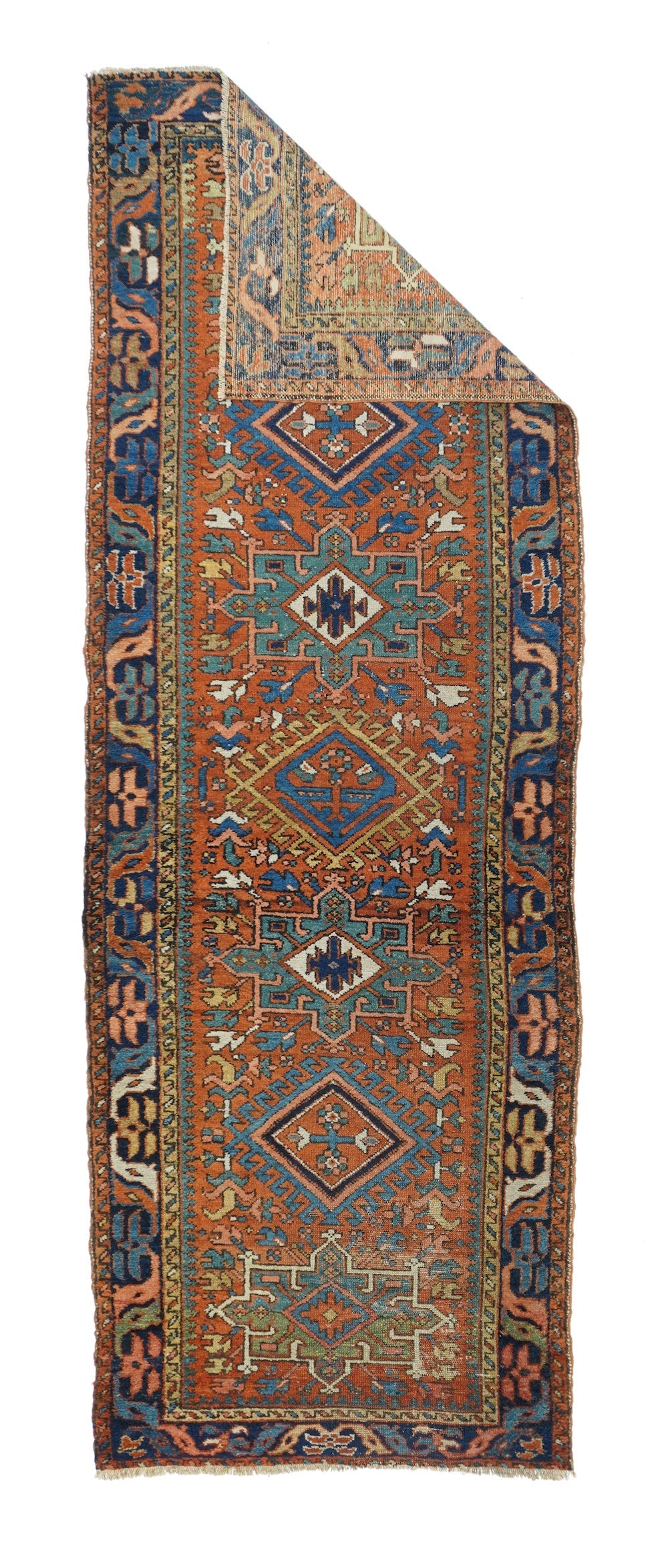 Antique Karajeh Rug 3'1'' x 8'11''