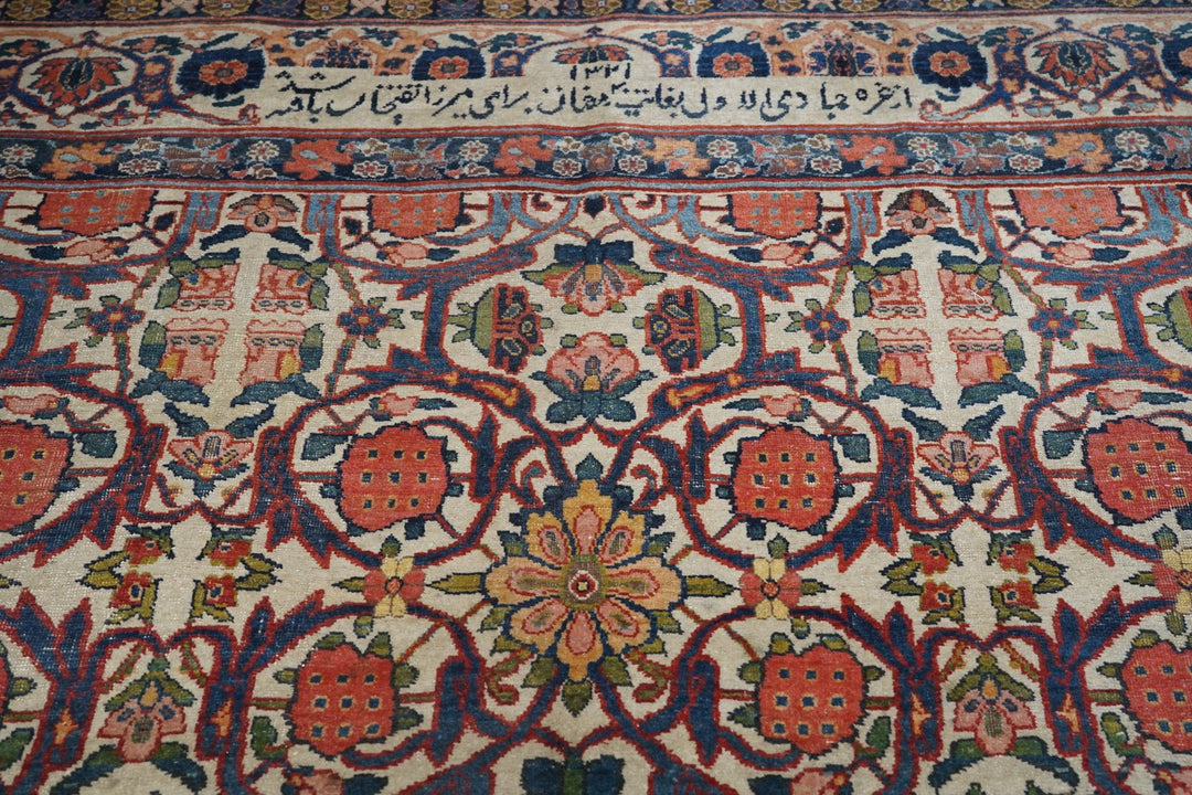 Antique Bidjar Rug 9'8'' x 14'6''