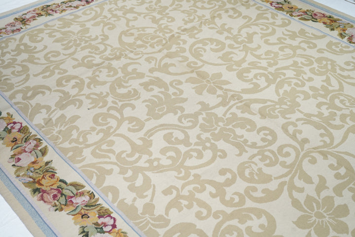 French Aubusson Design Rug 8' x 10'