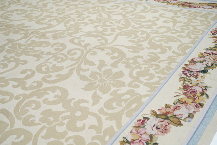 French Aubusson Design Rug 8' x 10'