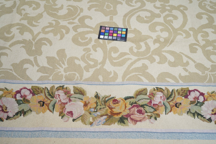 French Aubusson Design Rug 8' x 10'