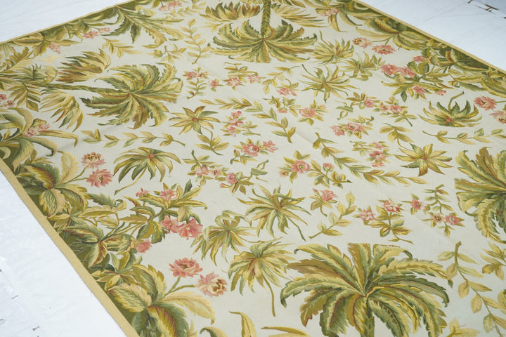 French Aubusson Design Rug 5'11'' x 9'0"