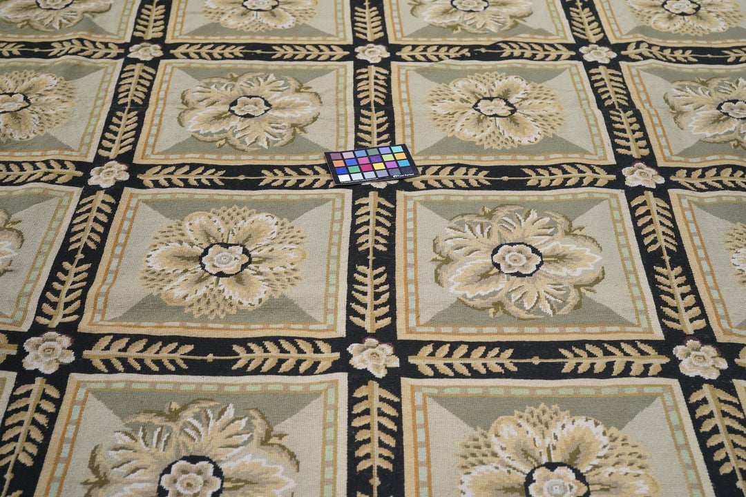 French Aubusson Design Rug 8' x 10'