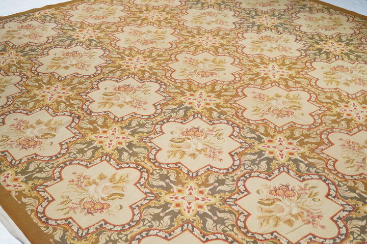 French Aubusson Design Rug 9'9'' x 11'11''