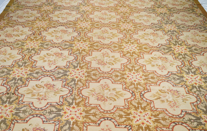 French Aubusson Design Rug 9'9'' x 11'11''