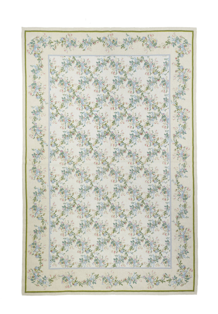 Needle Point Rug 5'10'' x 9'