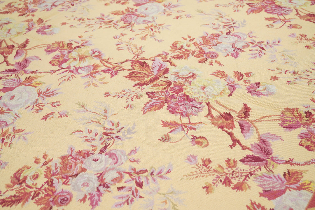 French Aubusson Design Rug 5'11'' x 9'0"