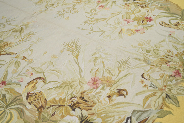 French Aubusson Design Rug 5'10'' x 8'11''